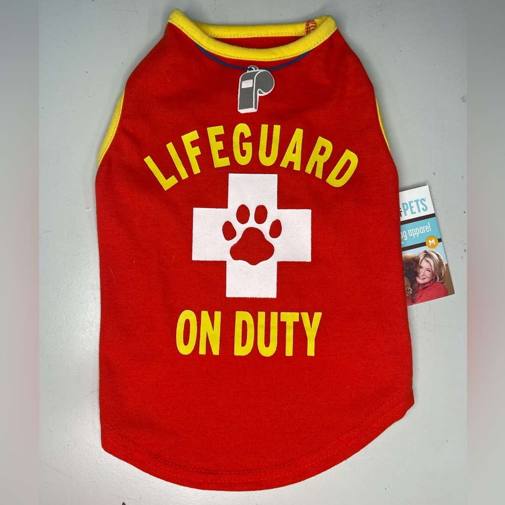 NWT Fashion Dog Apparel - Lifeguard On Duty